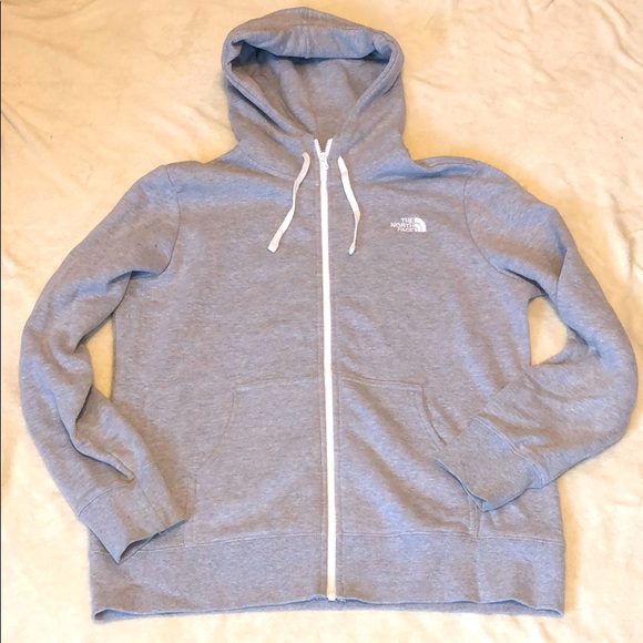 The North Face Tops Size Xl Womens The North Face Zip Up Hoodie Poshmark
